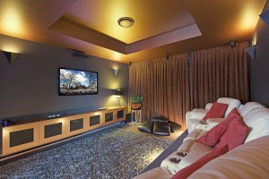 Watch your favourite movies in the cinema room