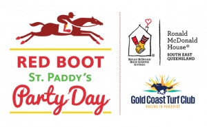 Red Boot Race Day Elite Holiday Homes logo 