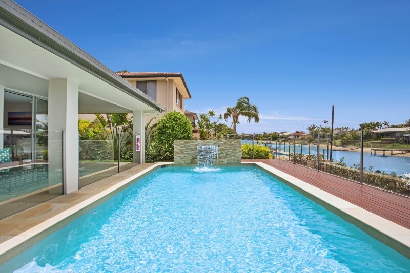 Stunning pool Luxury Gold Coast Holiday Homes